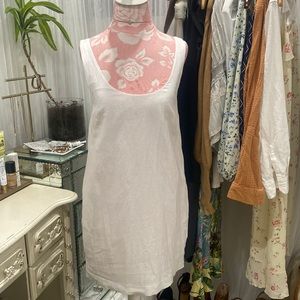 Armani Exchange White Mini Dress